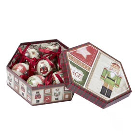 7 Nutcracker Vintage Baubles Box