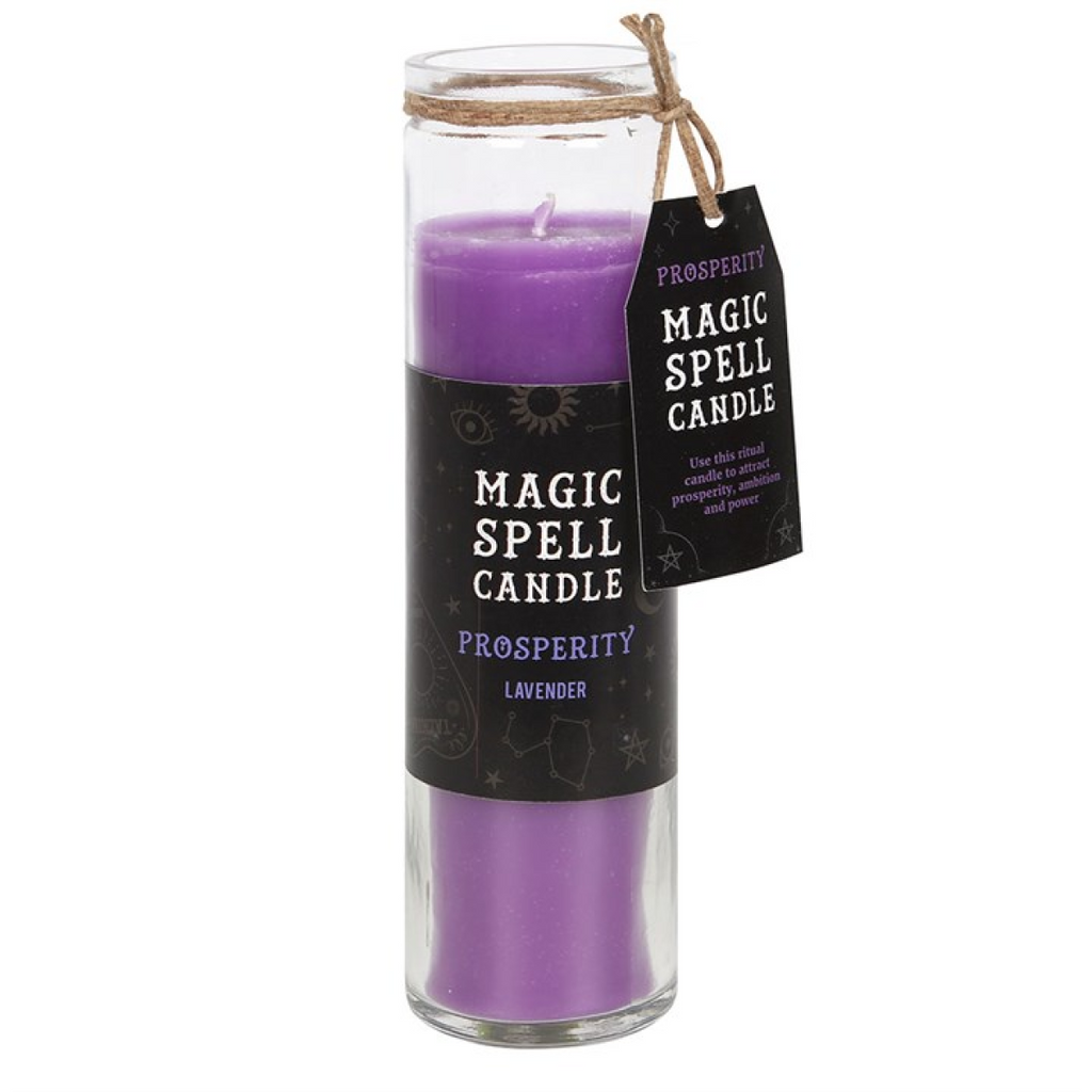 Prosperity Lavender Magic Spell Tube Candle