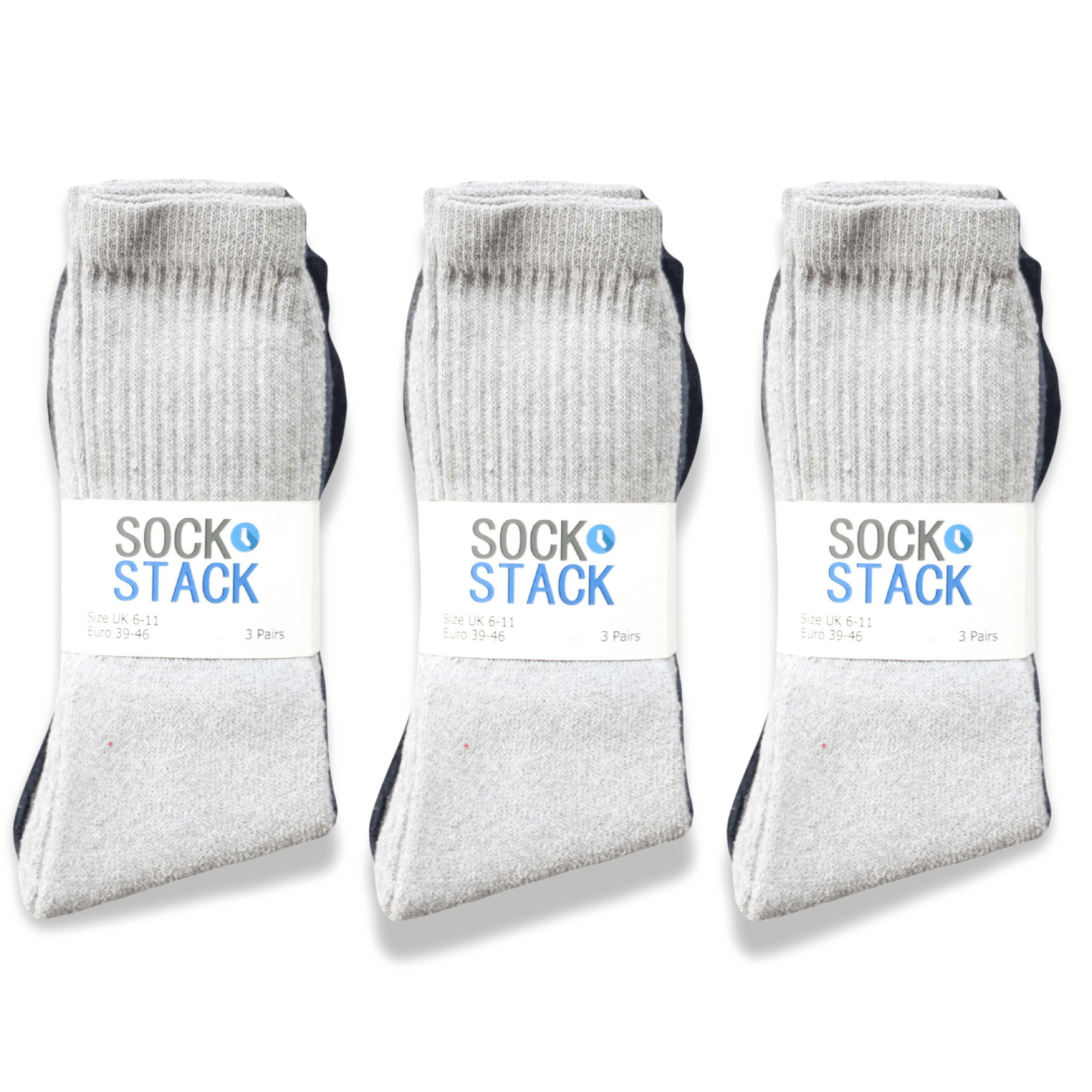 15 Pairs Mens Cotton Rich Performance Socks