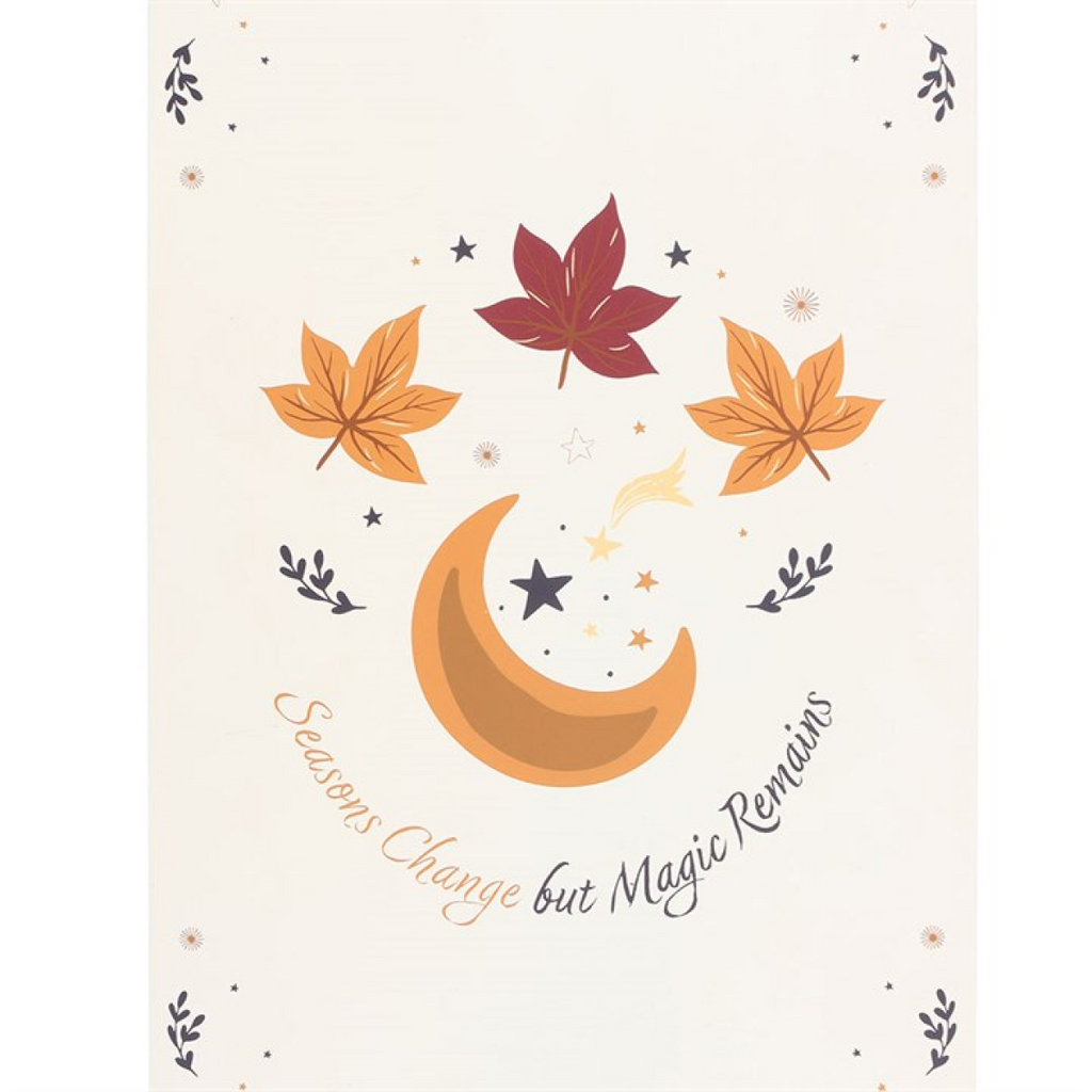 Seasons Change but Magic Remains Hanging Sign