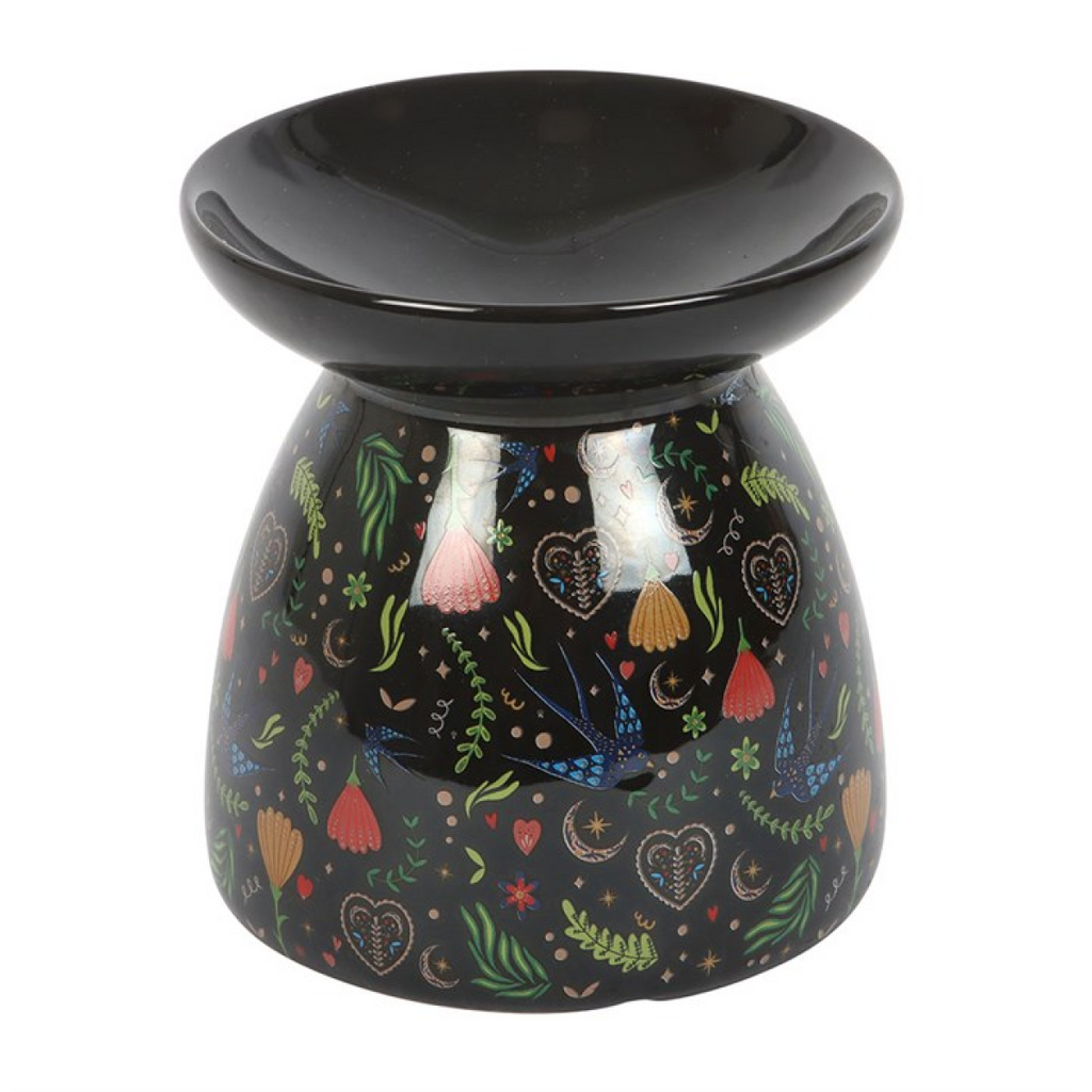 Midnight Bloom Print Oil Burner