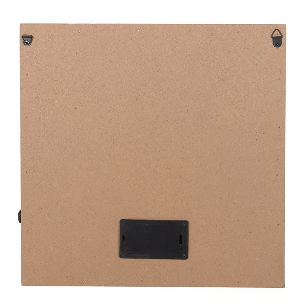 Sleeping Fox Light Up Canvas Plaque