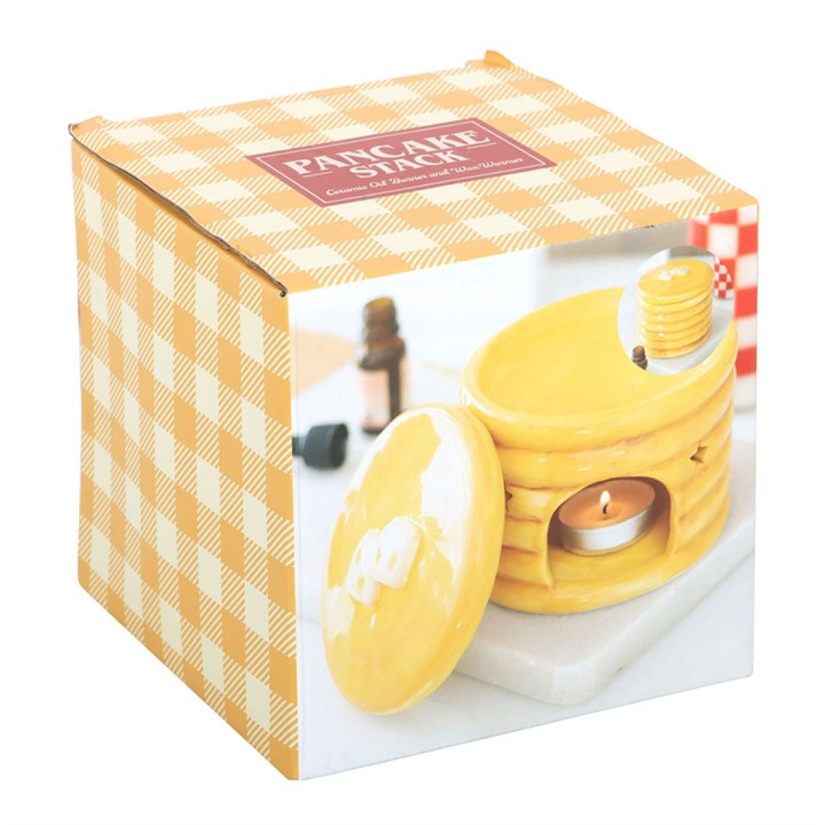 Pancake Stack Shaped Oil Burner