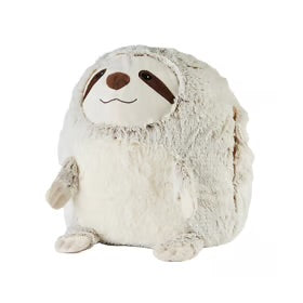 Warmies Supersized Marshmallow Sloth Heatable Hand Warmer