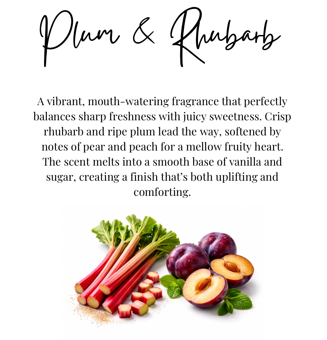 Plum & Rhubarb Wax Snap Bar