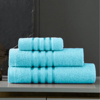 100% Egyptian Cotton Stripe Bath Sheets x 2