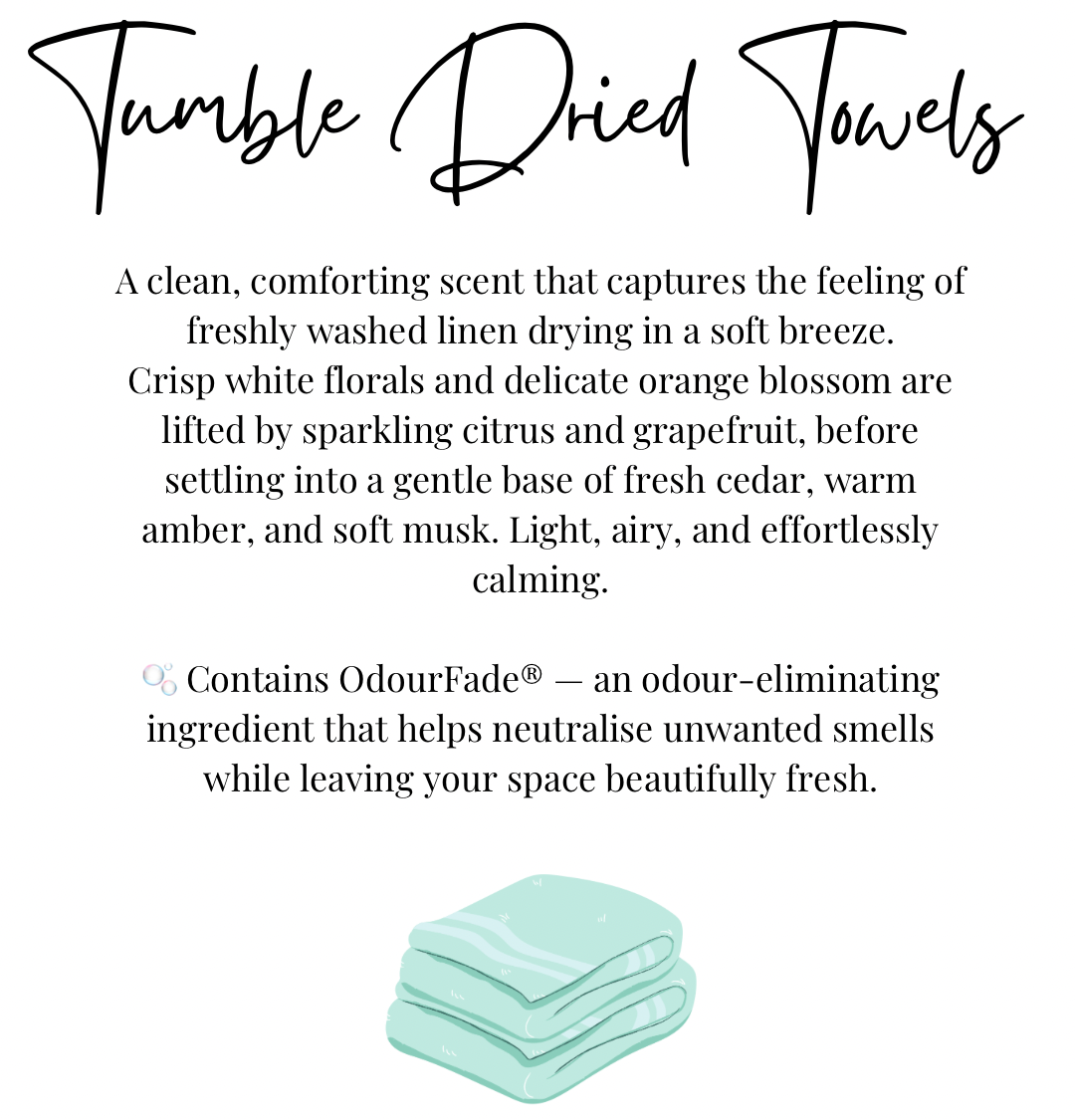 Tumble Dried Towels Wax Snap Bar