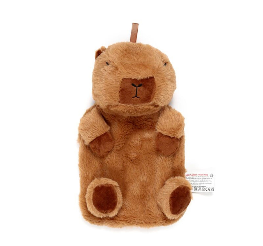 Hot Water Bottle with Plush Cover 650ml - Capybara