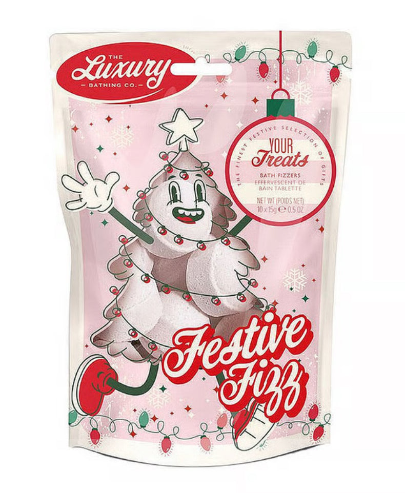 Festive Bath Fizzers 10 Pack