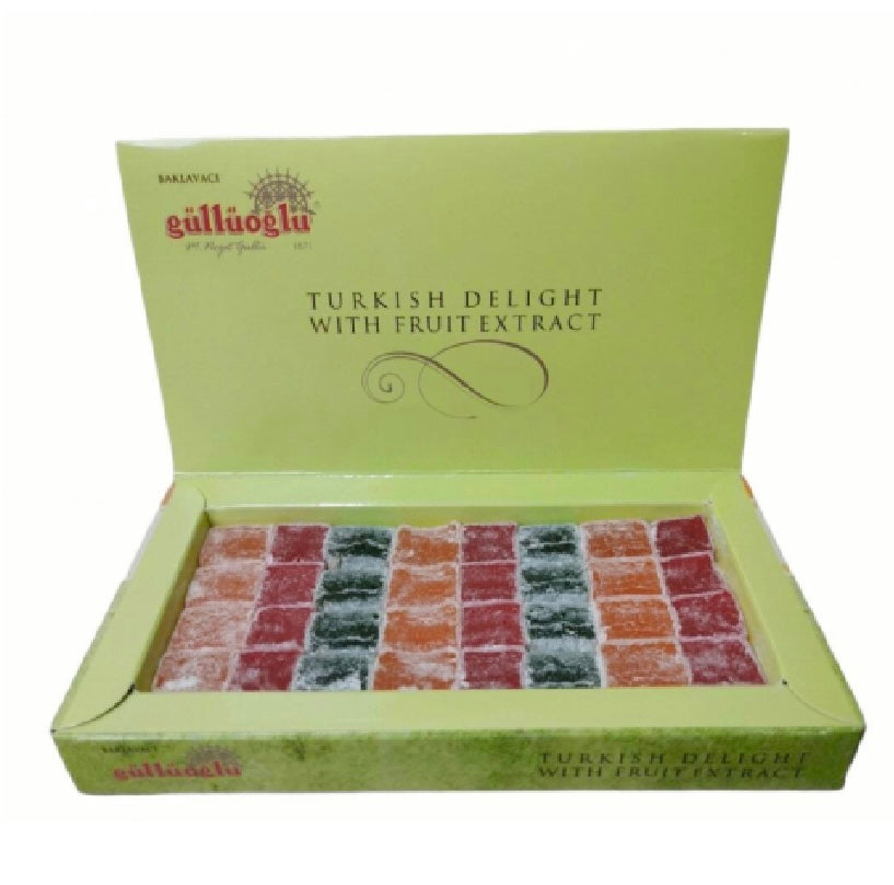Gourmet Mixed Fruit Turkish Delight 500g Gift Box