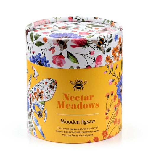 130pc Wooden Jigsaw Puzzle - Nectar Meadows Bee