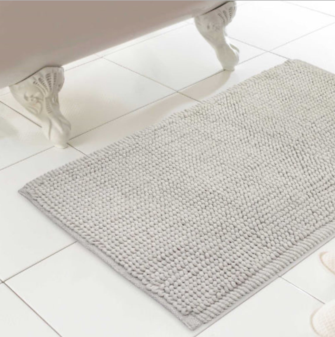 Micro Bobble Bath Mat - Stone