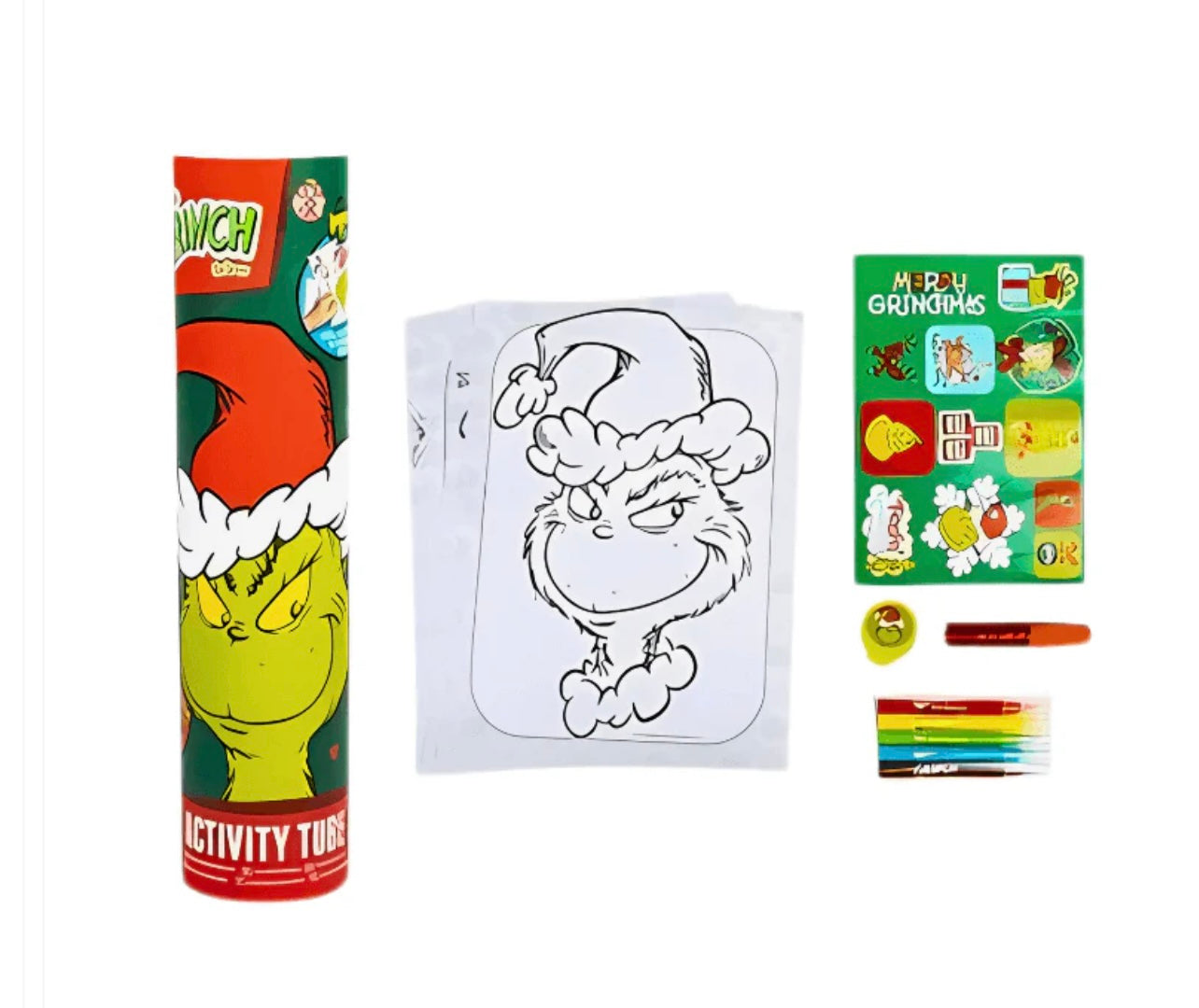 The Grinch Christmas Activity Tube