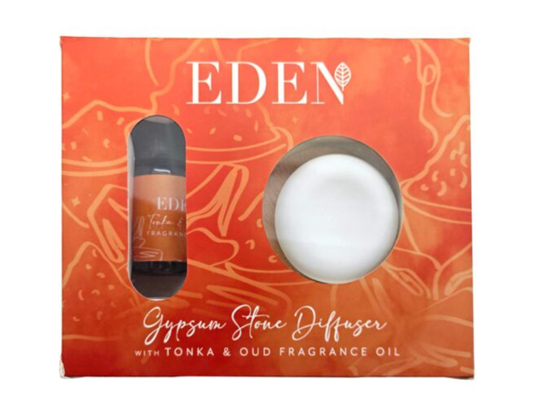 Gypsum Stone Diffuser & Oil Set - Tonka & Oud