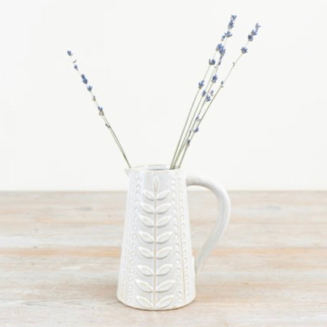 Leaf Design Jug 17cm
