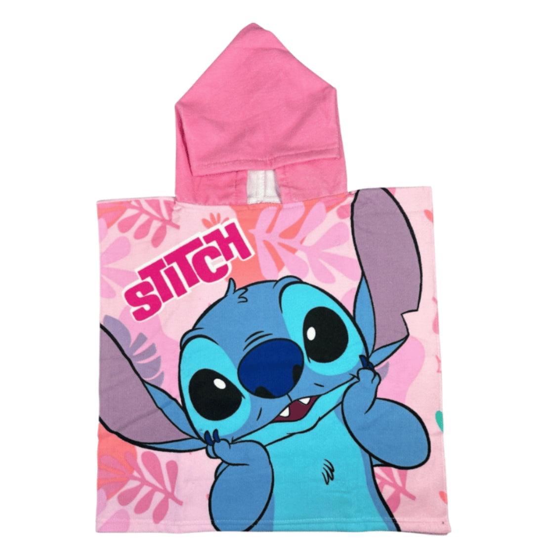Officially Licensed Lilo & Stitch Hooded Towel Poncho