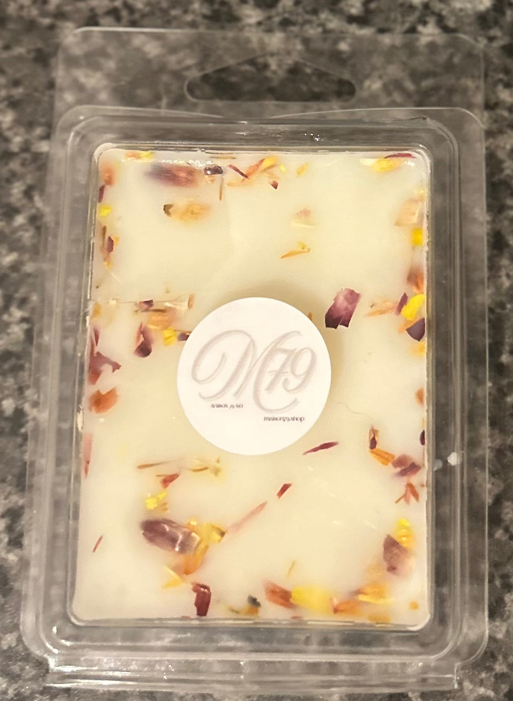 Hand Poured Botanical Soy Wax Bar –  Rose Garden