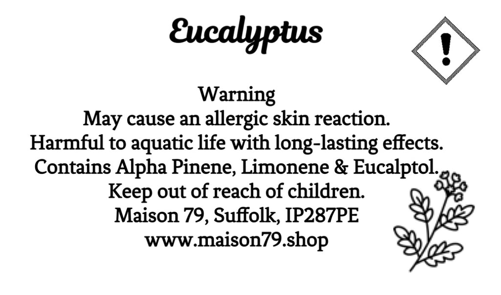 Hand Poured Botanical Soy Wax Bar –  Eucalyptus