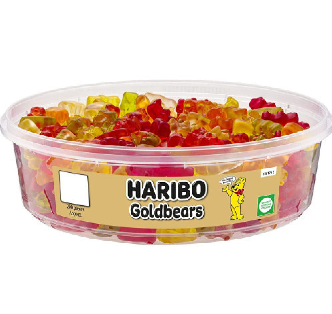 Haribo Gold Bears Tub 460g 200 Count