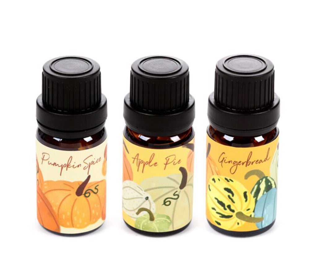 Set of 3 Fragrance Oils - Autumn Harvest