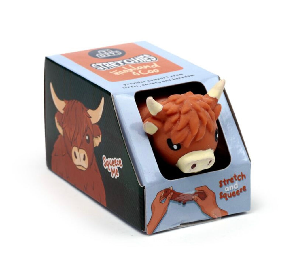 Stretchy Fidget Toy - Highland Coo
