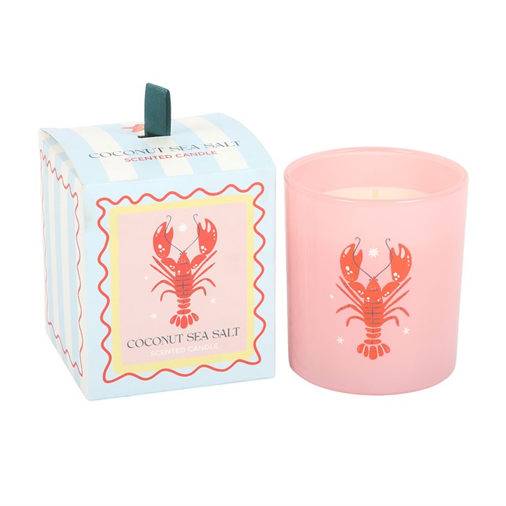 Pastel Lobster Coconut & Sea Salt Candle
