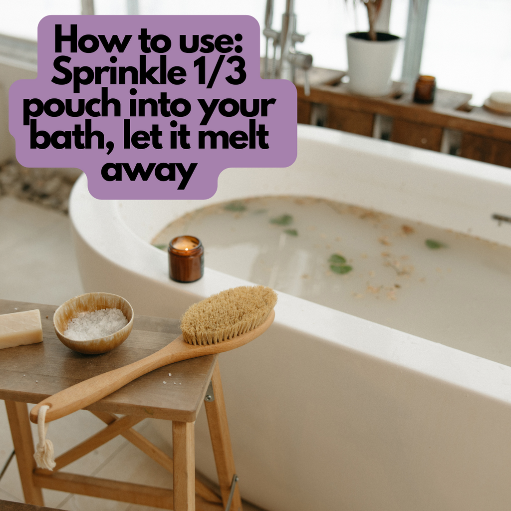 225g Lavender and Lime Bath Soak - Compostable pouch