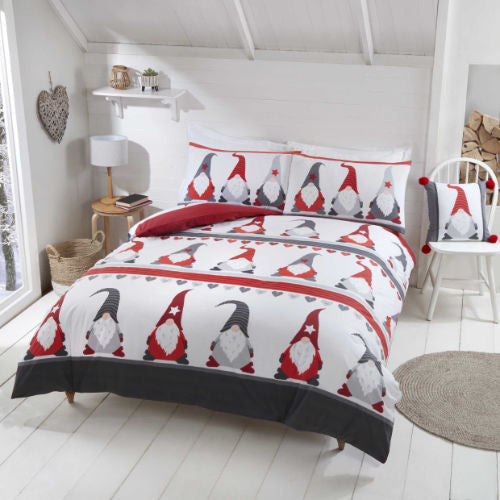 Festive Gonks Christmas Duvet Set - Kingsize