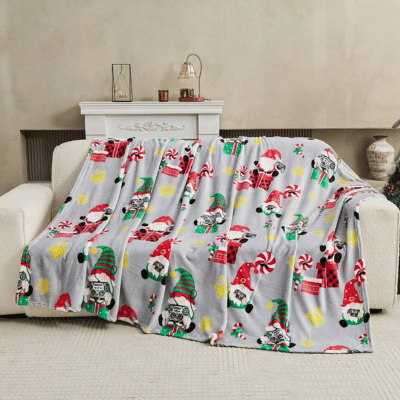 Christmas Design Flannel Throw – Gaming Gnomes