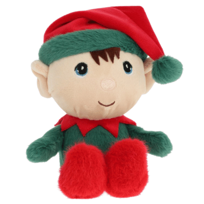 15cm Keeleco Christmas Elf Soft Toy