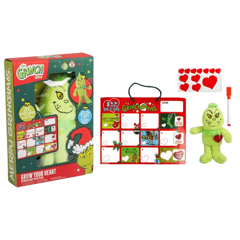 Official The Grinch Grow your Heart - 12 Deeds of Christmas