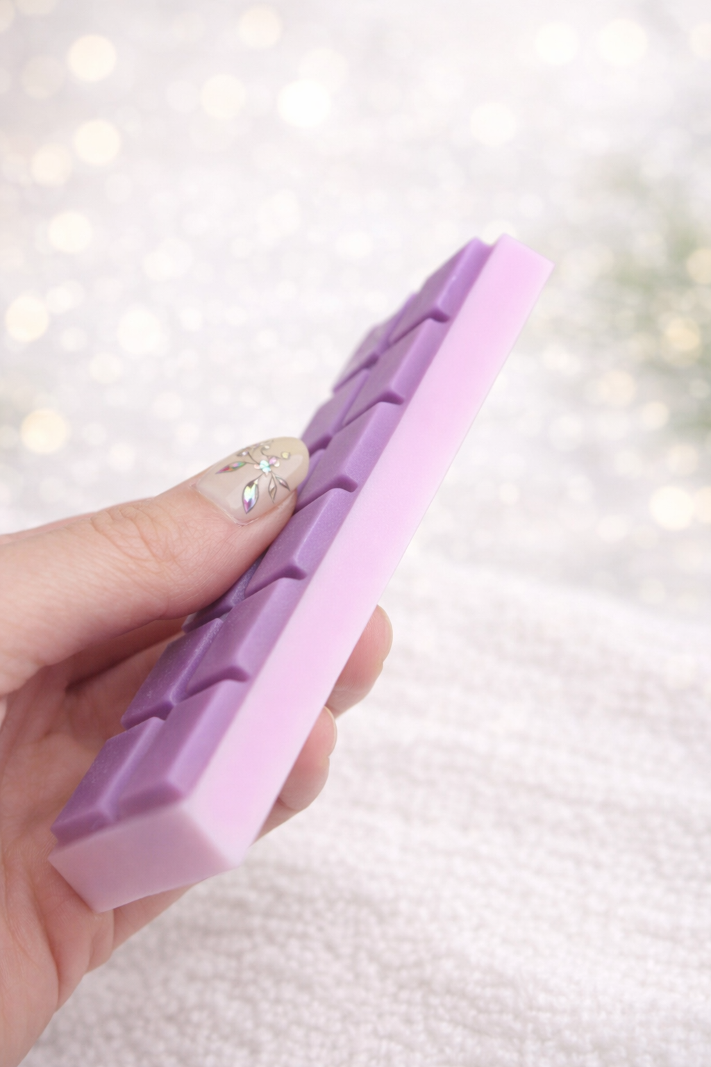 Plum & Rhubarb Wax Snap Bar