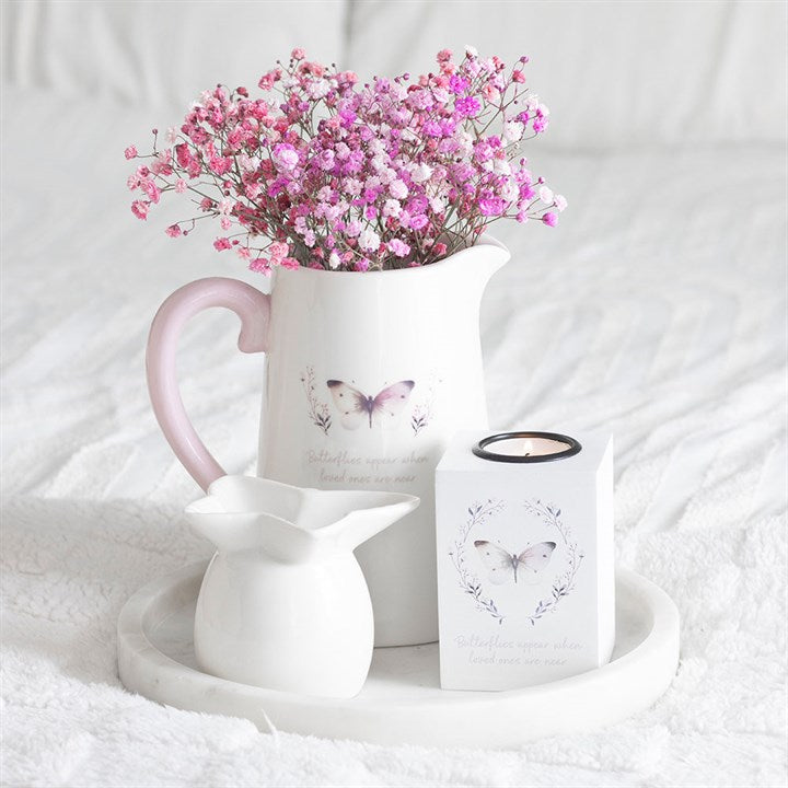 White Butterfly Oil Burner