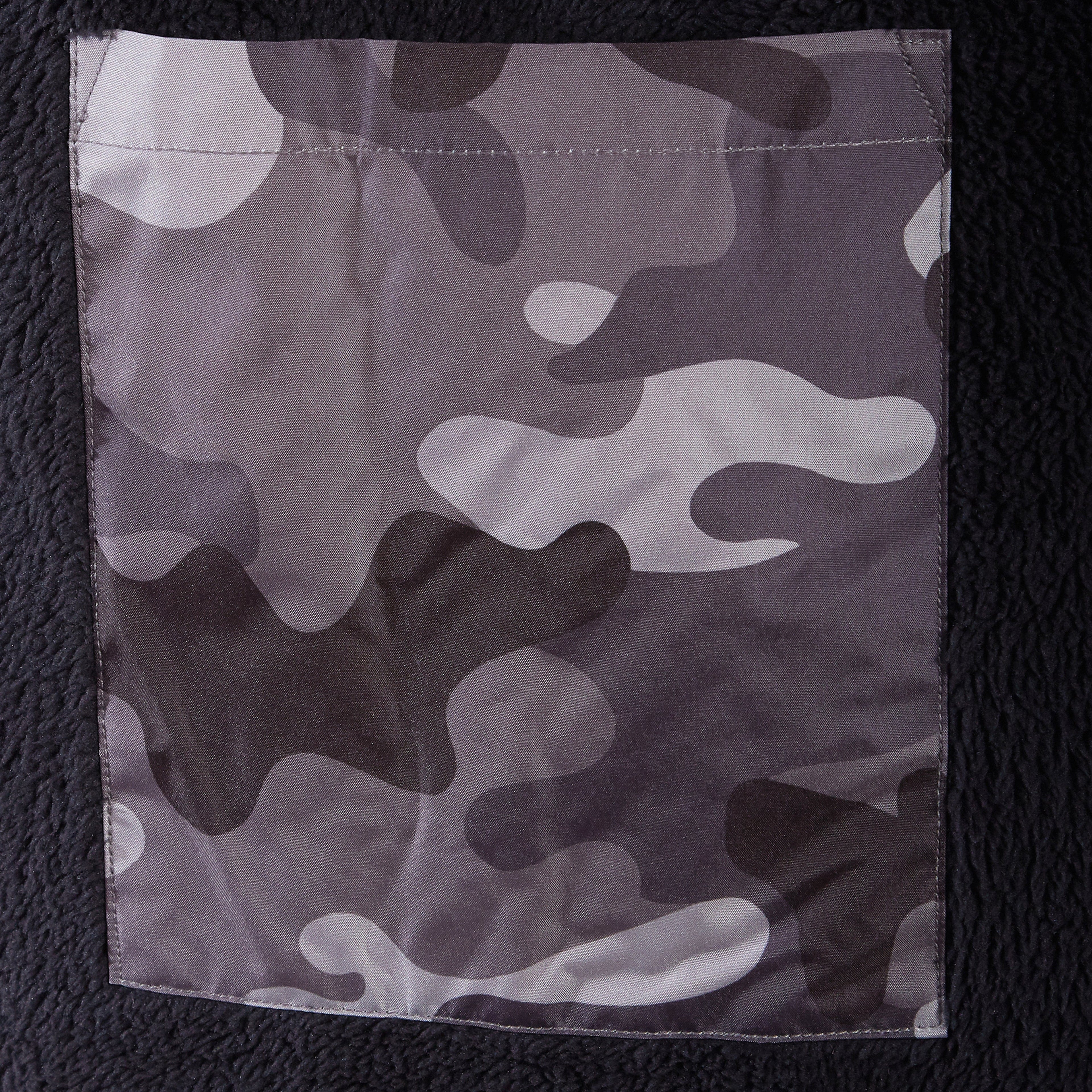 Kids Unisex Hooded Coat Camo/Black Windproof Waterproof Quick Dry Changing Robe