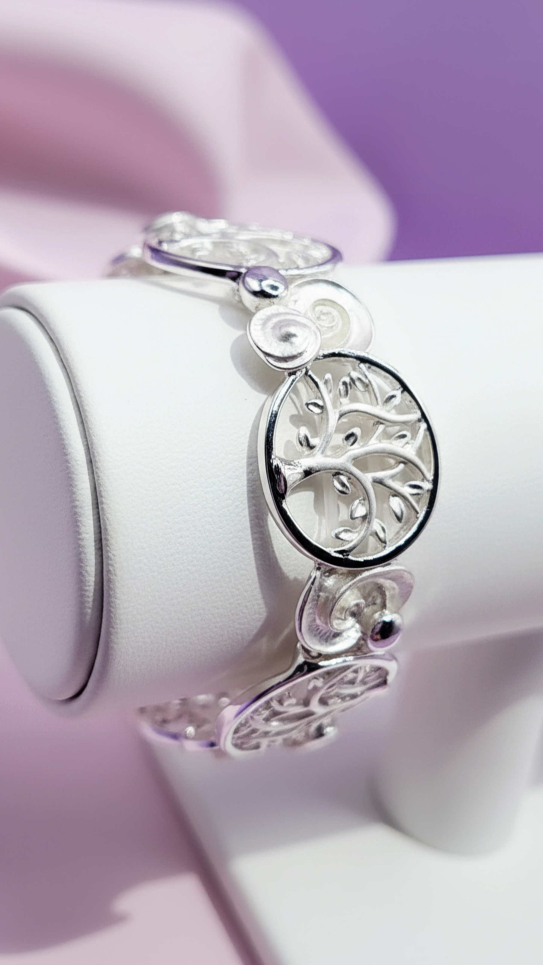 Tree Of Life Stretchy Link Bracelet