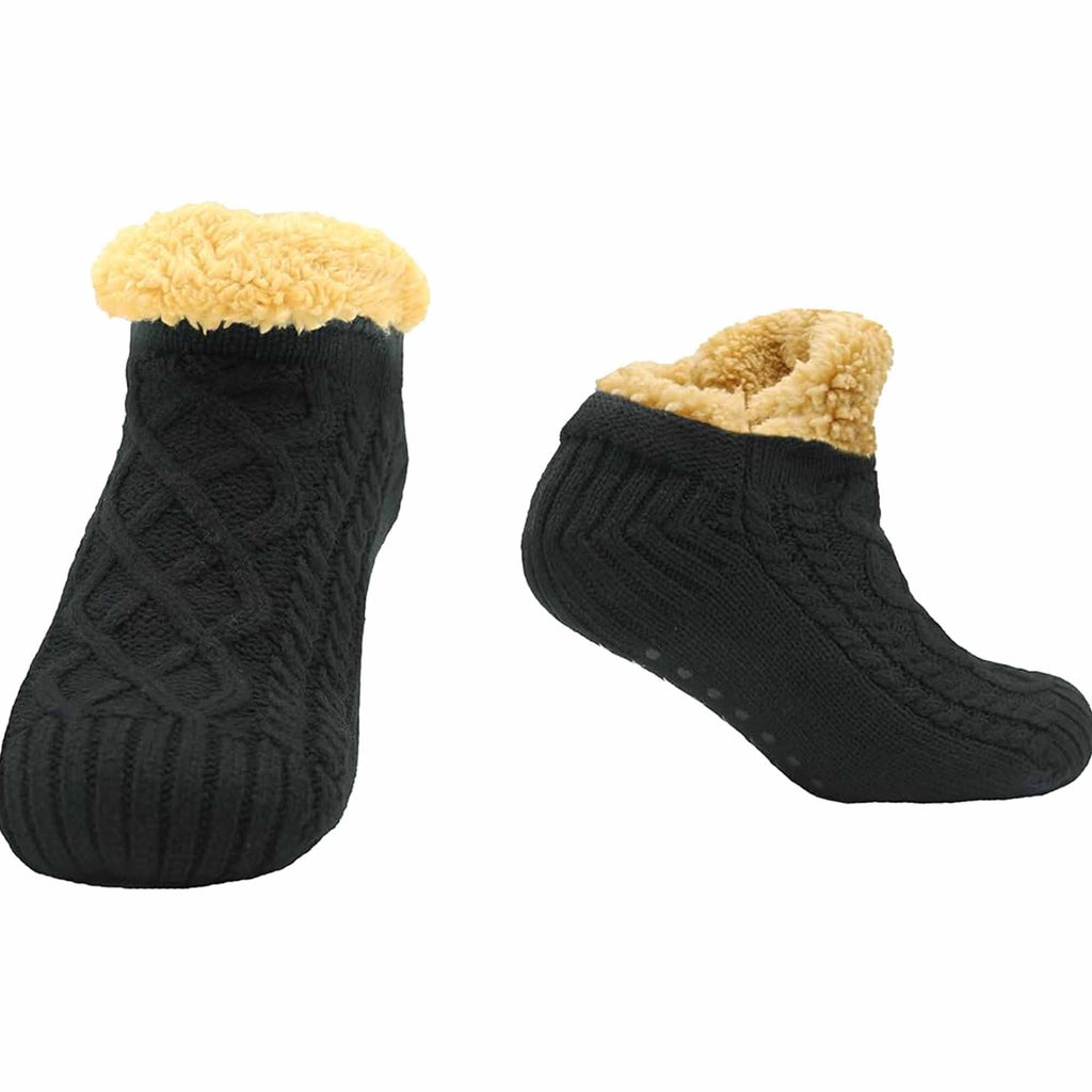 Luxurious Nordic Fluffy Sherpa Lined Slipper Socks for Men and Women