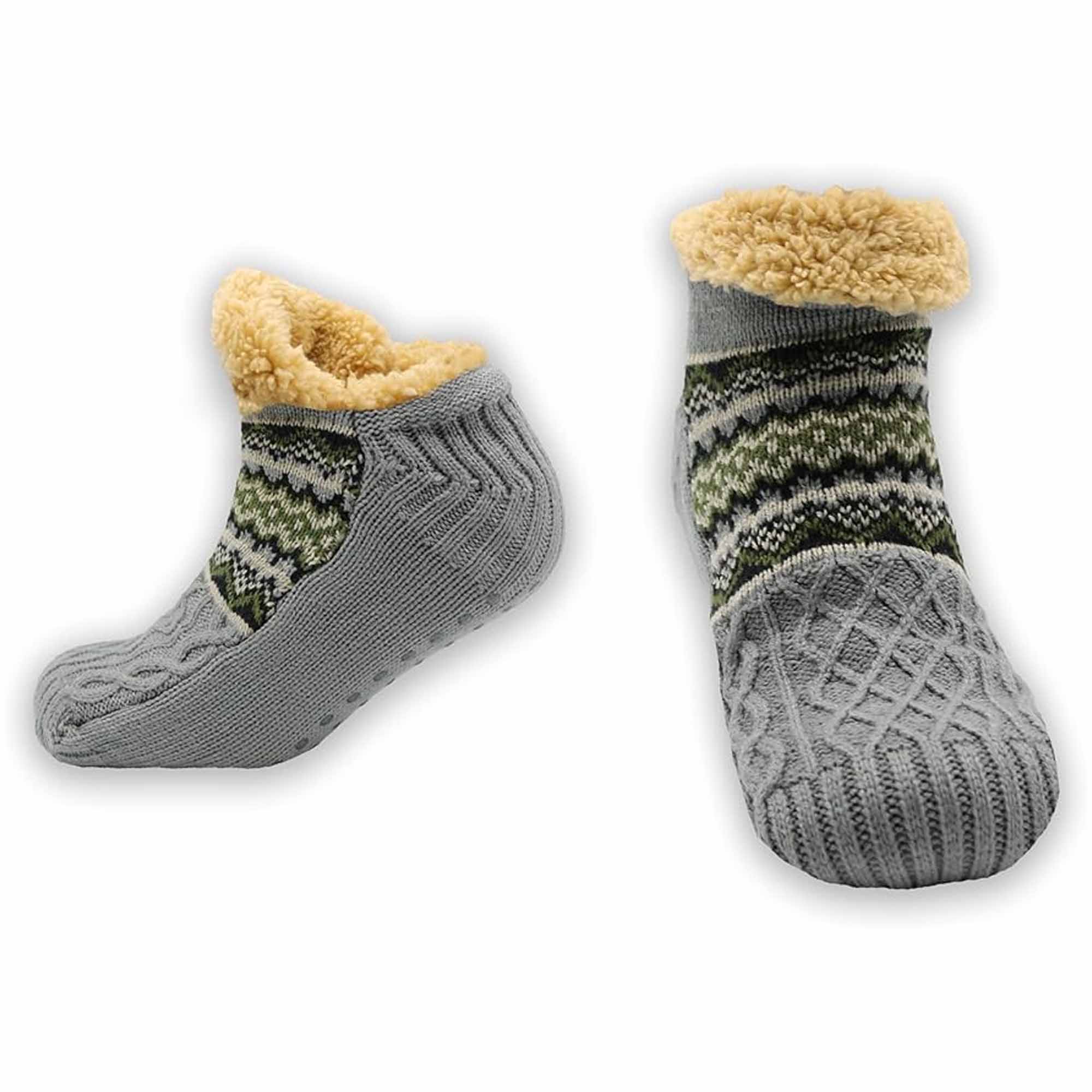 Luxurious Nordic Fluffy Sherpa Lined Slipper Socks for Men and Women