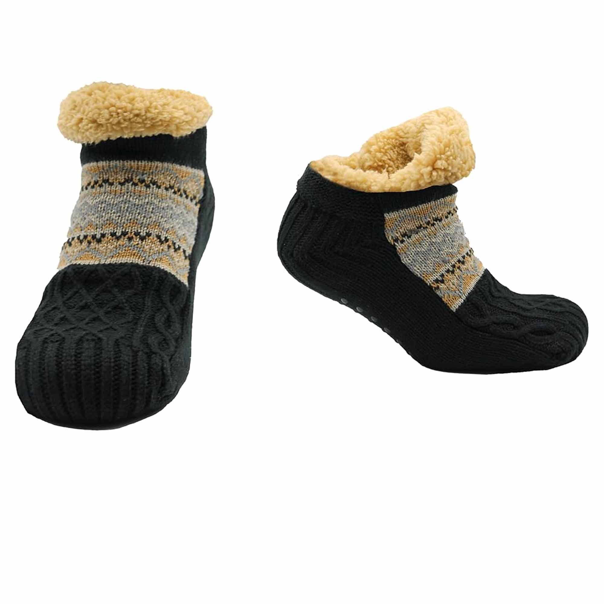 Luxurious Nordic Fluffy Sherpa Lined Slipper Socks for Men and Women