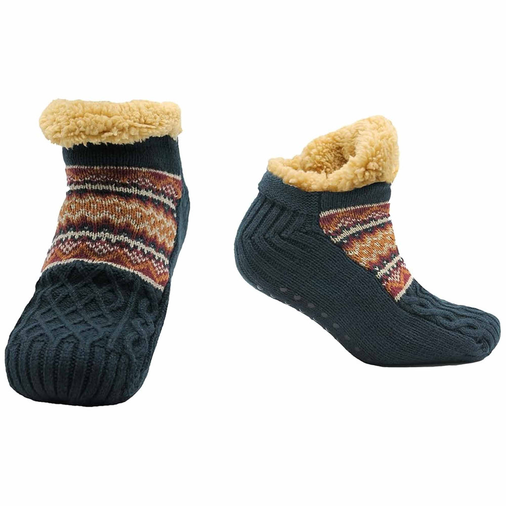 Luxurious Nordic Fluffy Sherpa Lined Slipper Socks for Men and Women