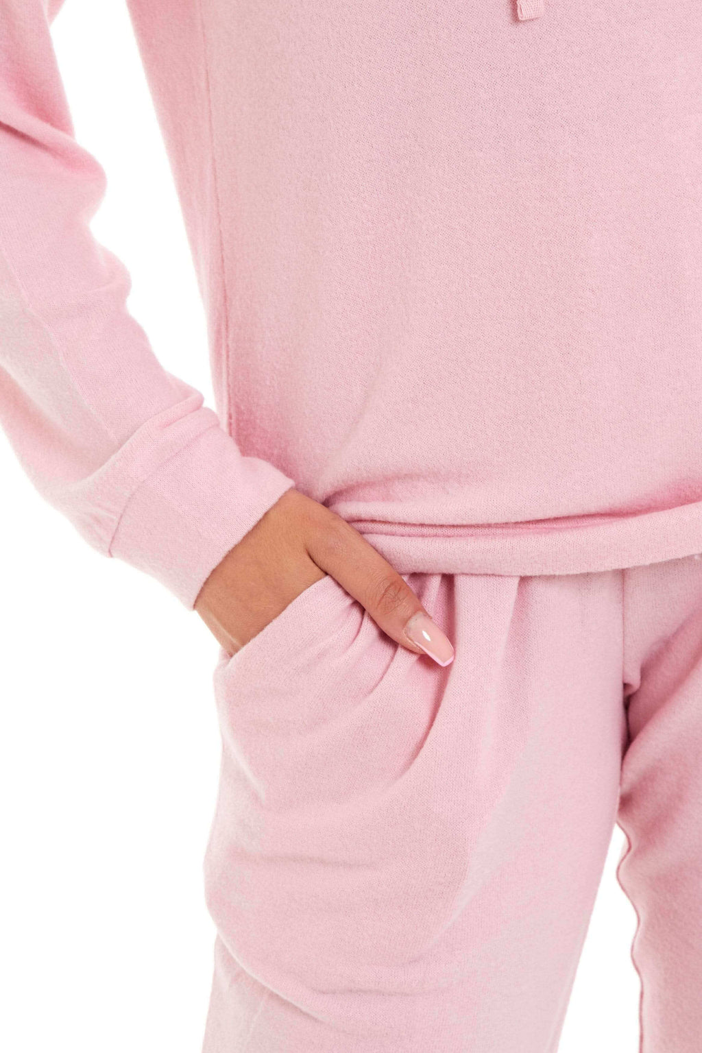 Womens Cosy Hooded Pyjama Loungewear Set