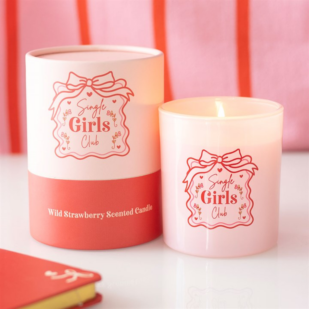 Single Girls Club Wild Strawberry Candle