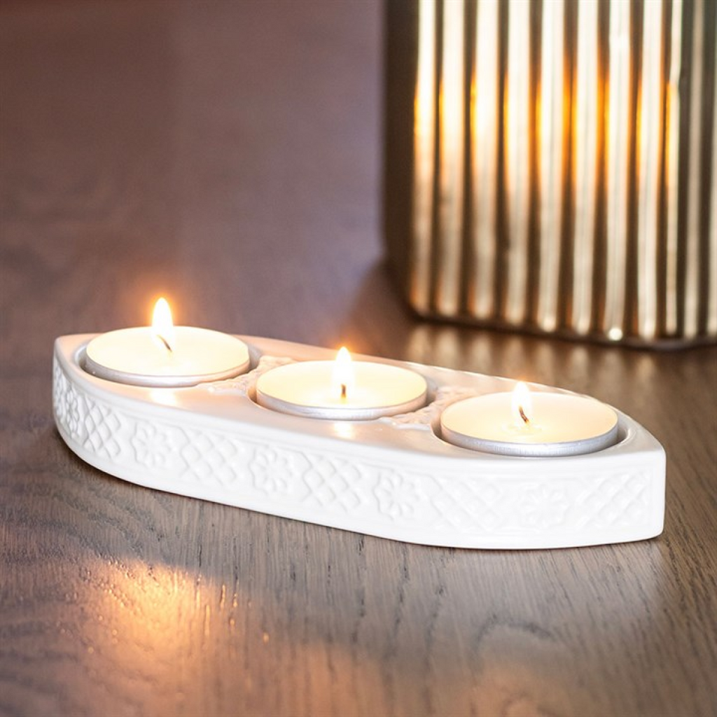 Geometric Triple Tealight Holder