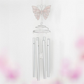White Butterfly Windchime