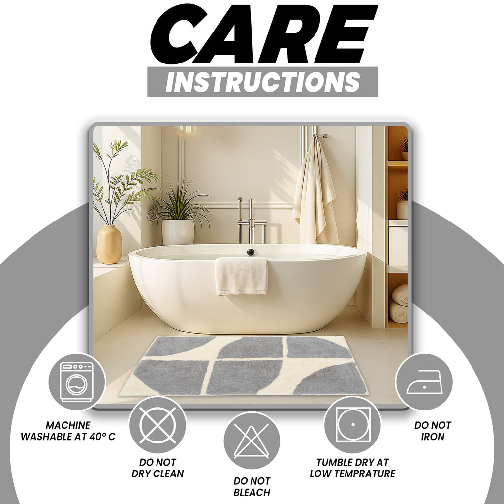Stockholm Bath Mat Non Slip