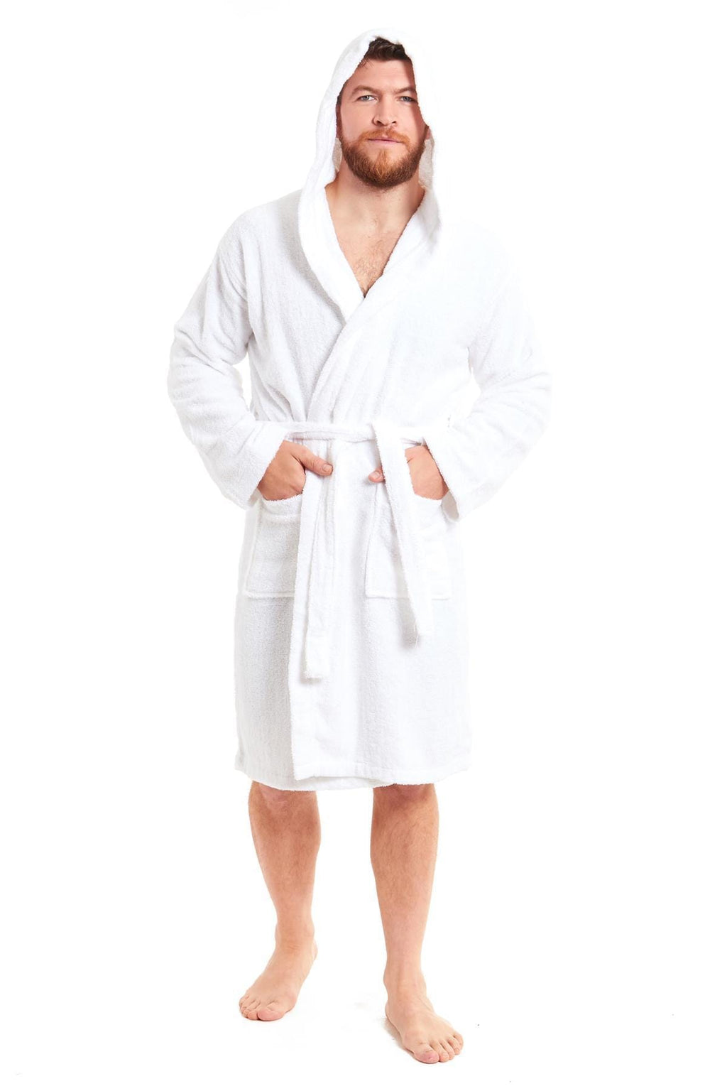 Unisex Bamboo Hooded Dressing Gown
