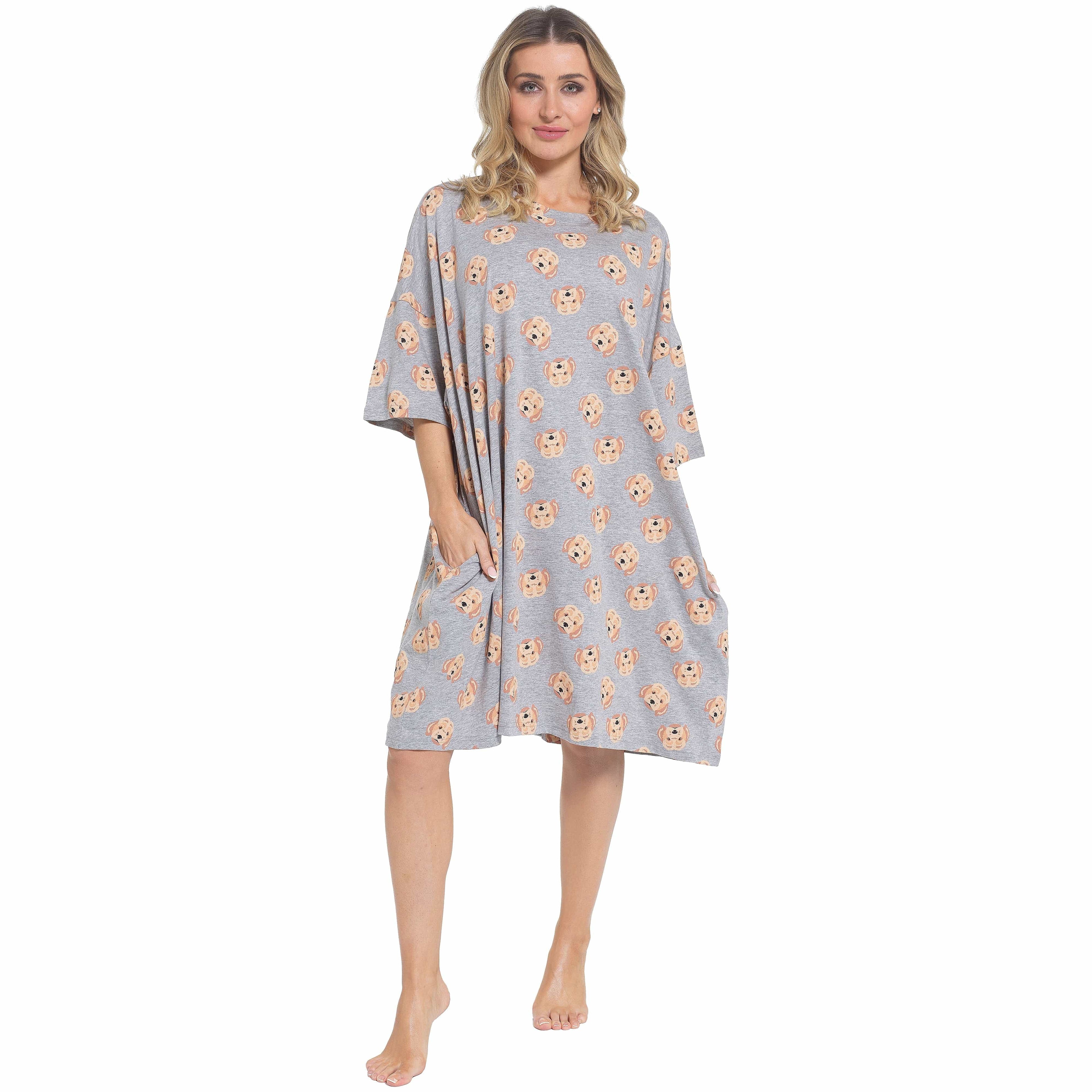 Women's Cockapoo Oversized T-Shirt Nighties 100% Cotton