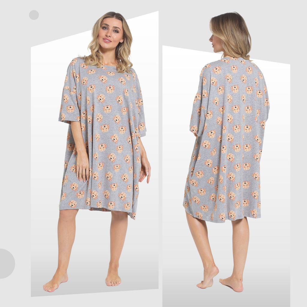 Women's Cockapoo Oversized T-Shirt Nighties 100% Cotton