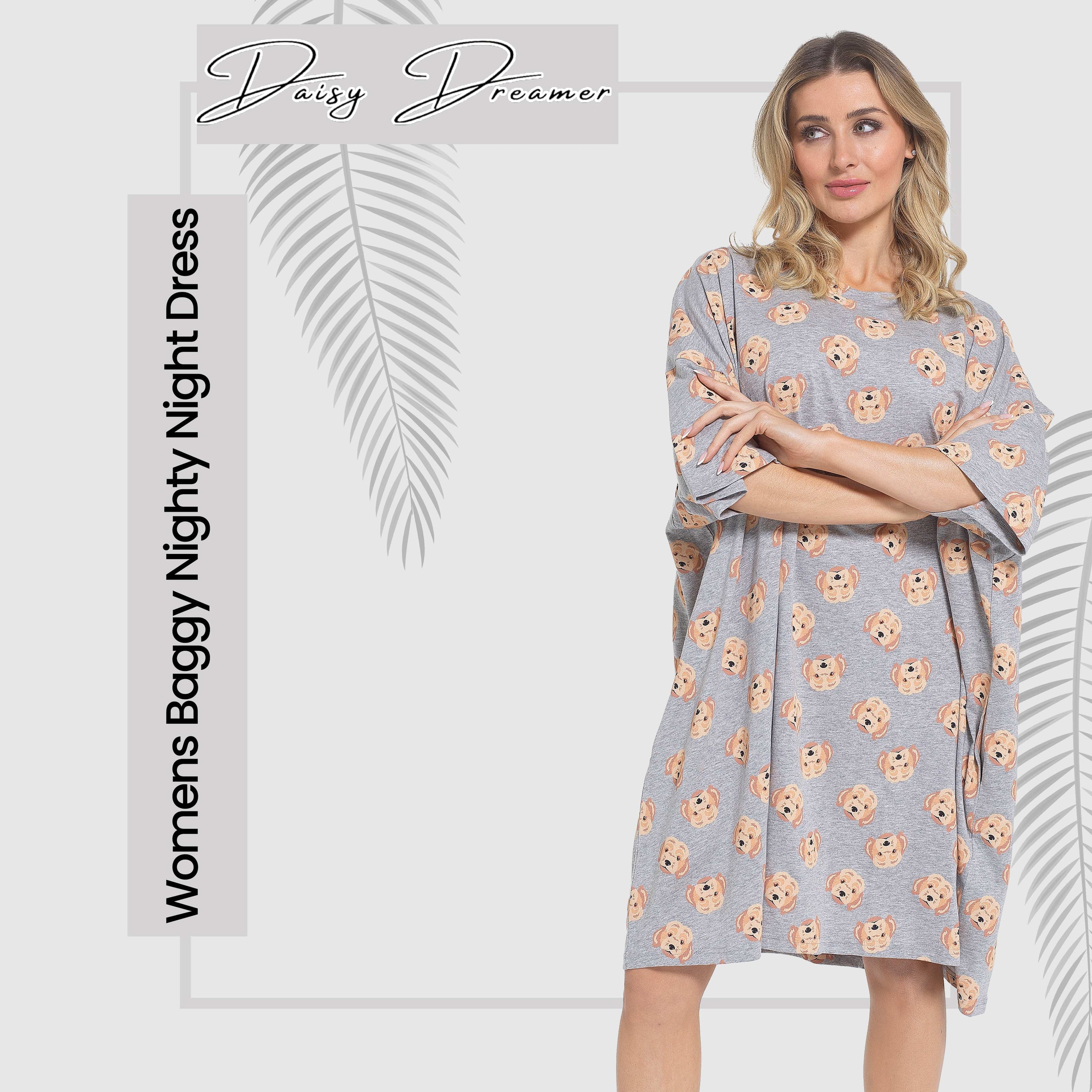 Women's Cockapoo Oversized T-Shirt Nighties 100% Cotton