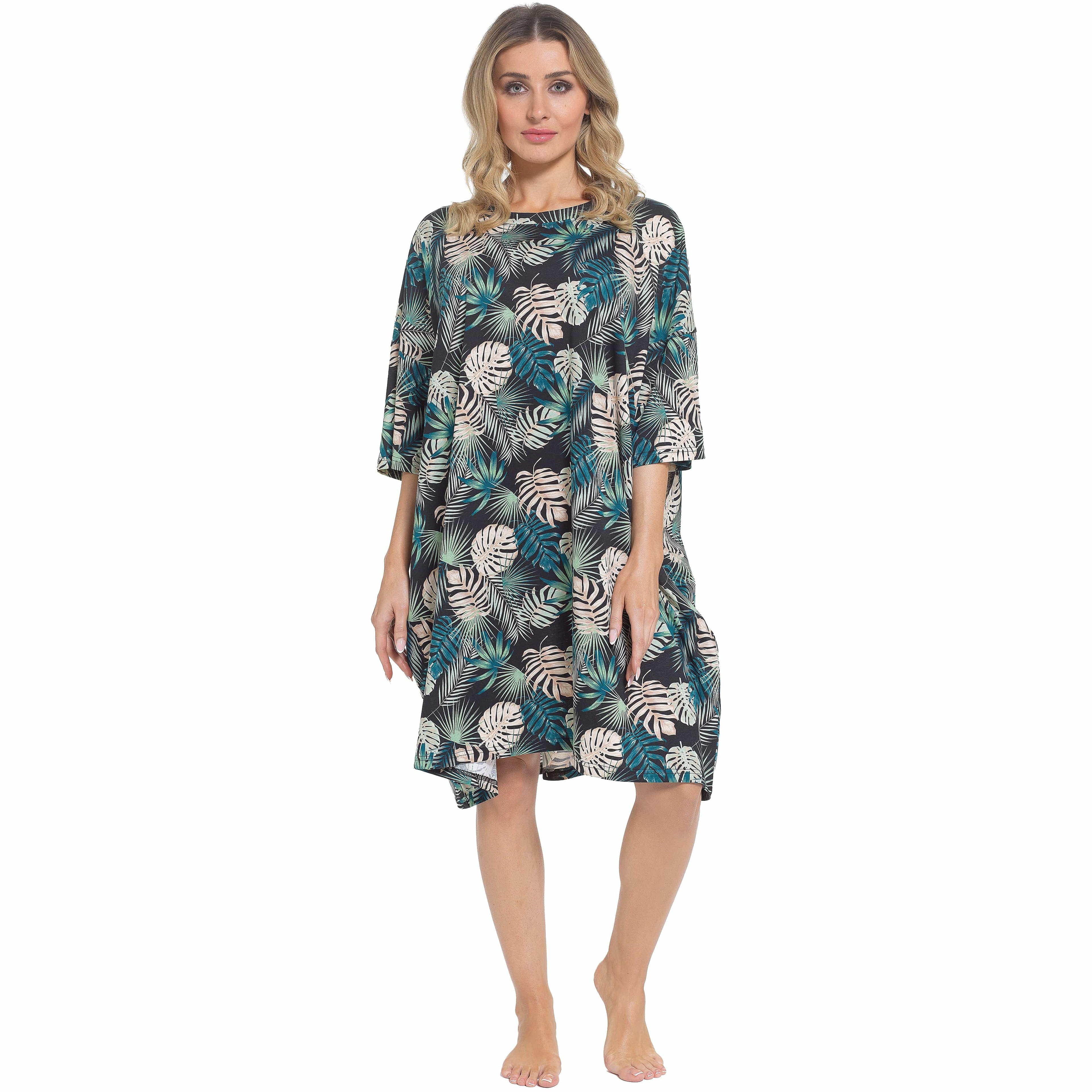 Women's Tropical Baggy Nighty Dress