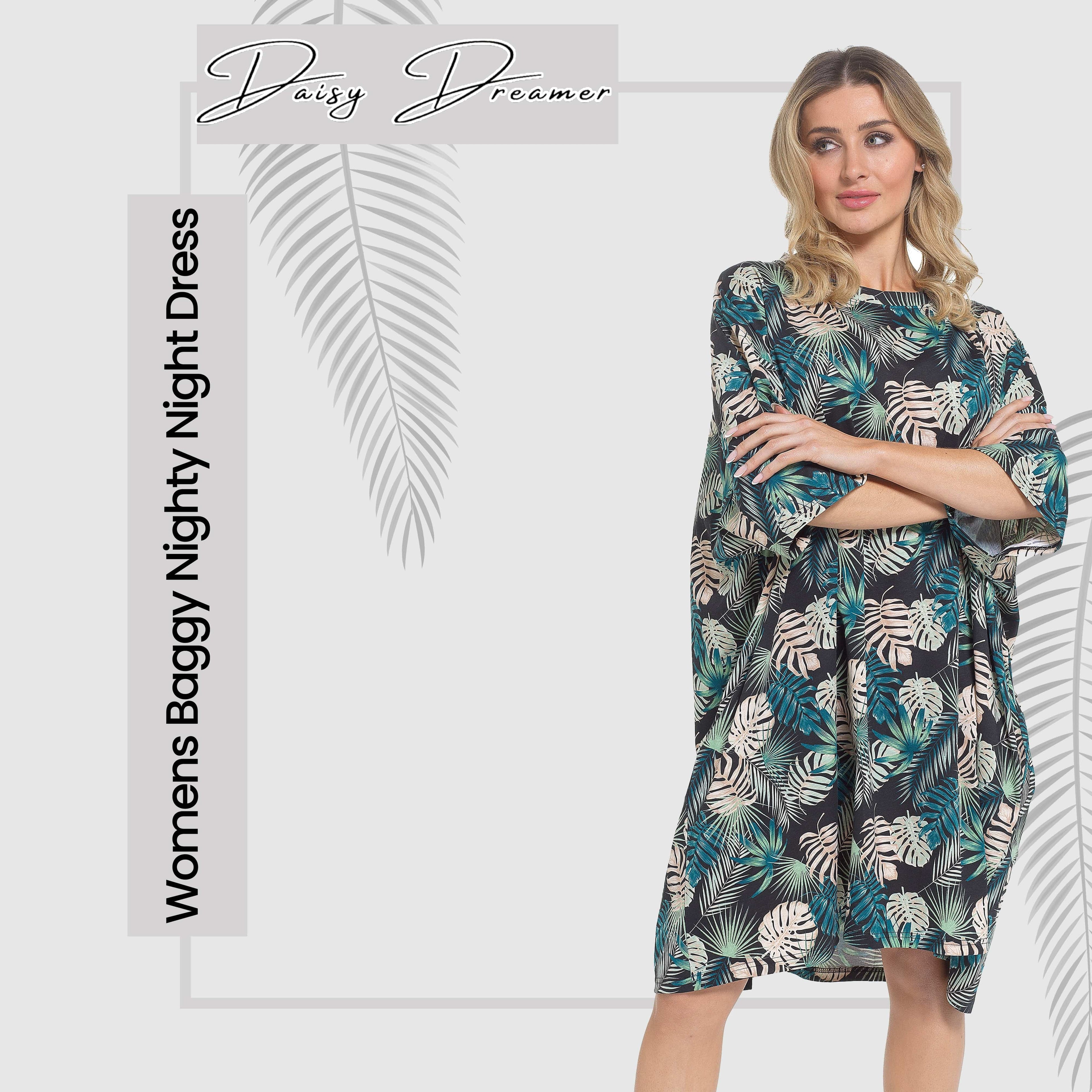 Women's Tropical Baggy Nighty Dress